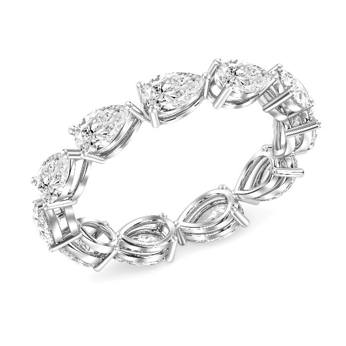 Classic Pear Shape Eternity Band